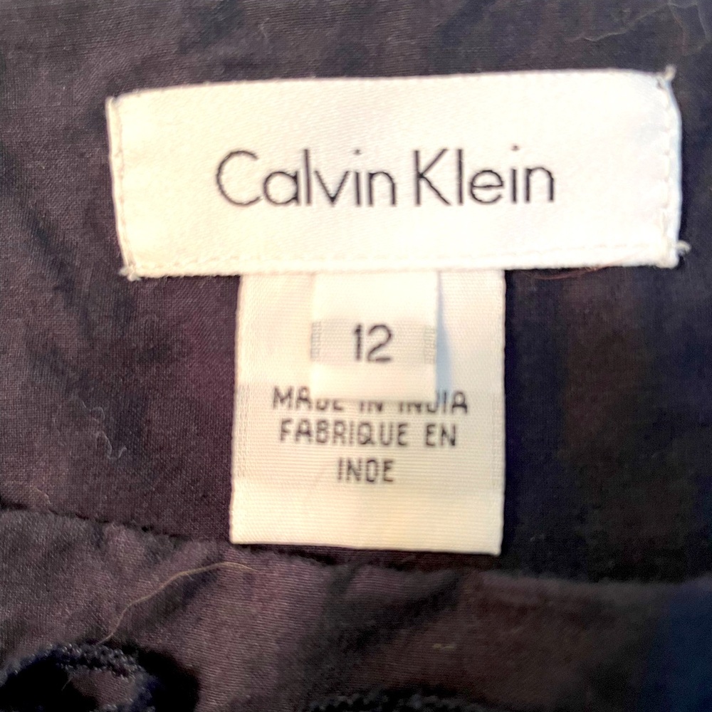 Vintage Calvin Klein Skirt Navy Blue Size 12 - Picture 4 of 4